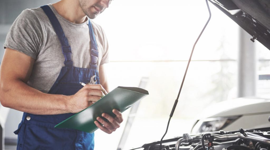 inspection for MOT certificate